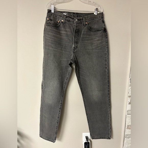 Levi’s 501 ‘81 High Rise Grey Jeans - Picture 1 of 5